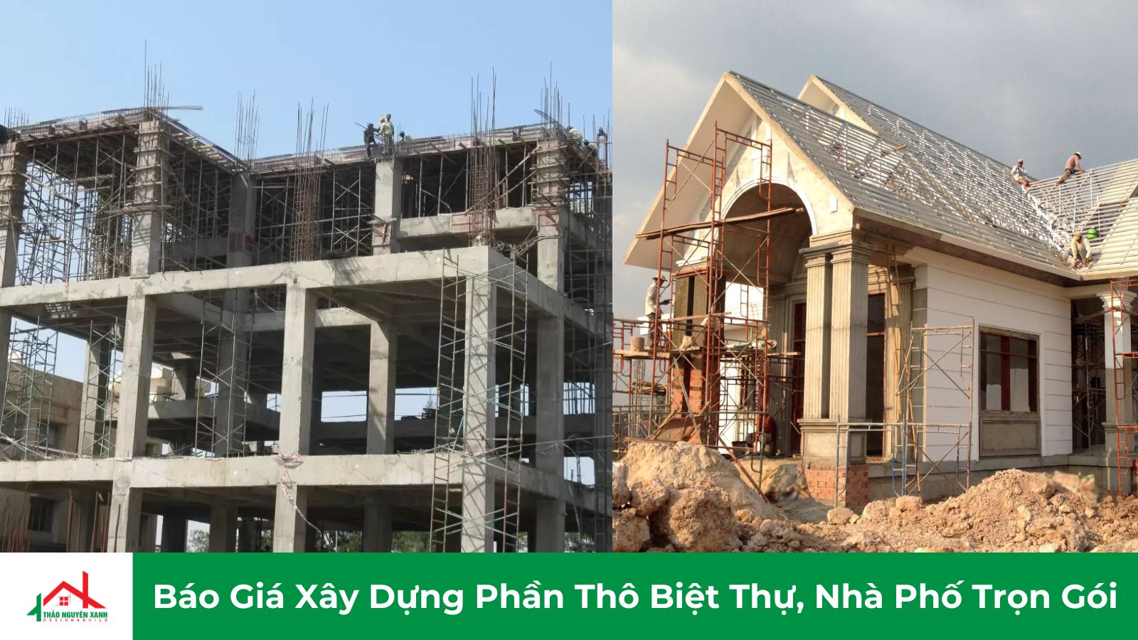 Giá xây dựng phần thô