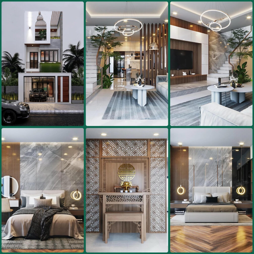 Top 20 Mẫu Nhà 1 Trệt 2 Lầu Hiện Đại Mới Nhất