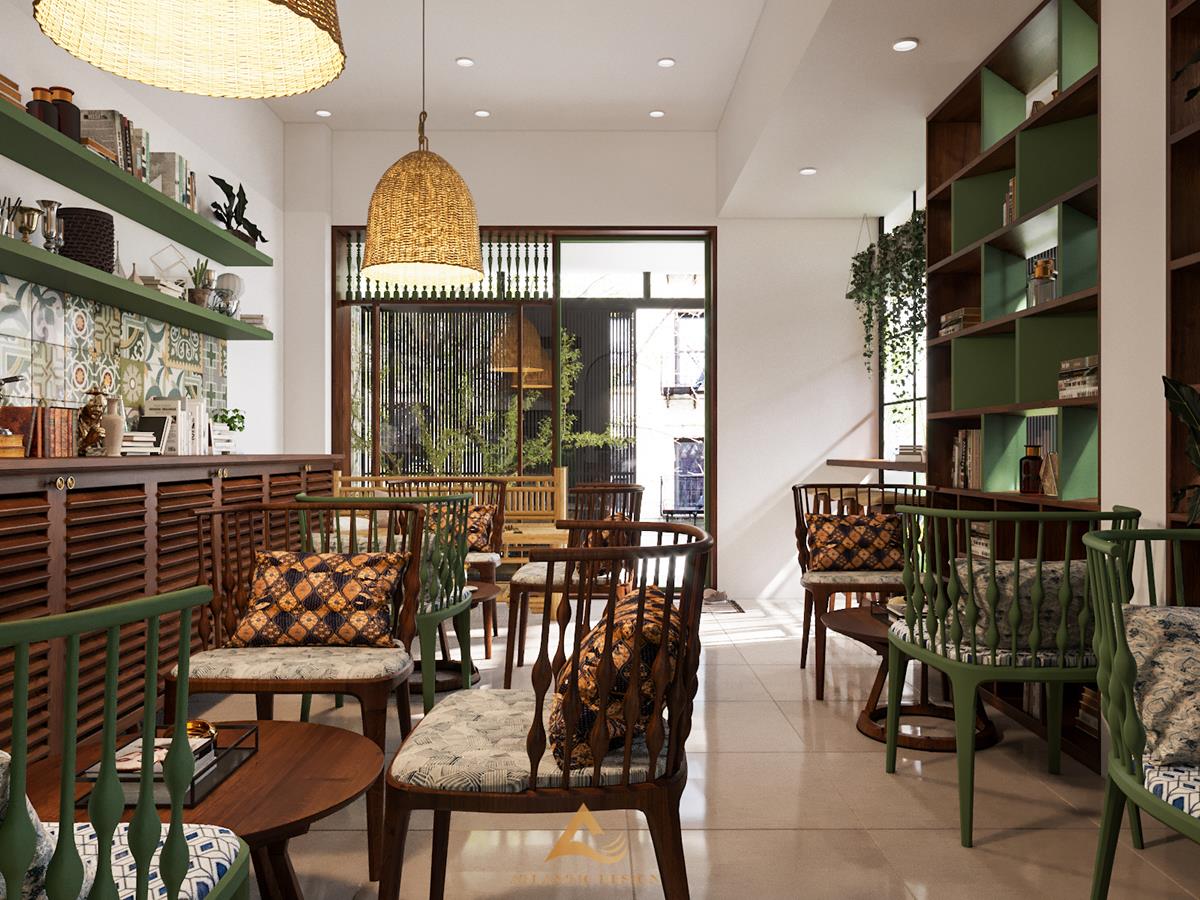 cách trang trí quán cà phê