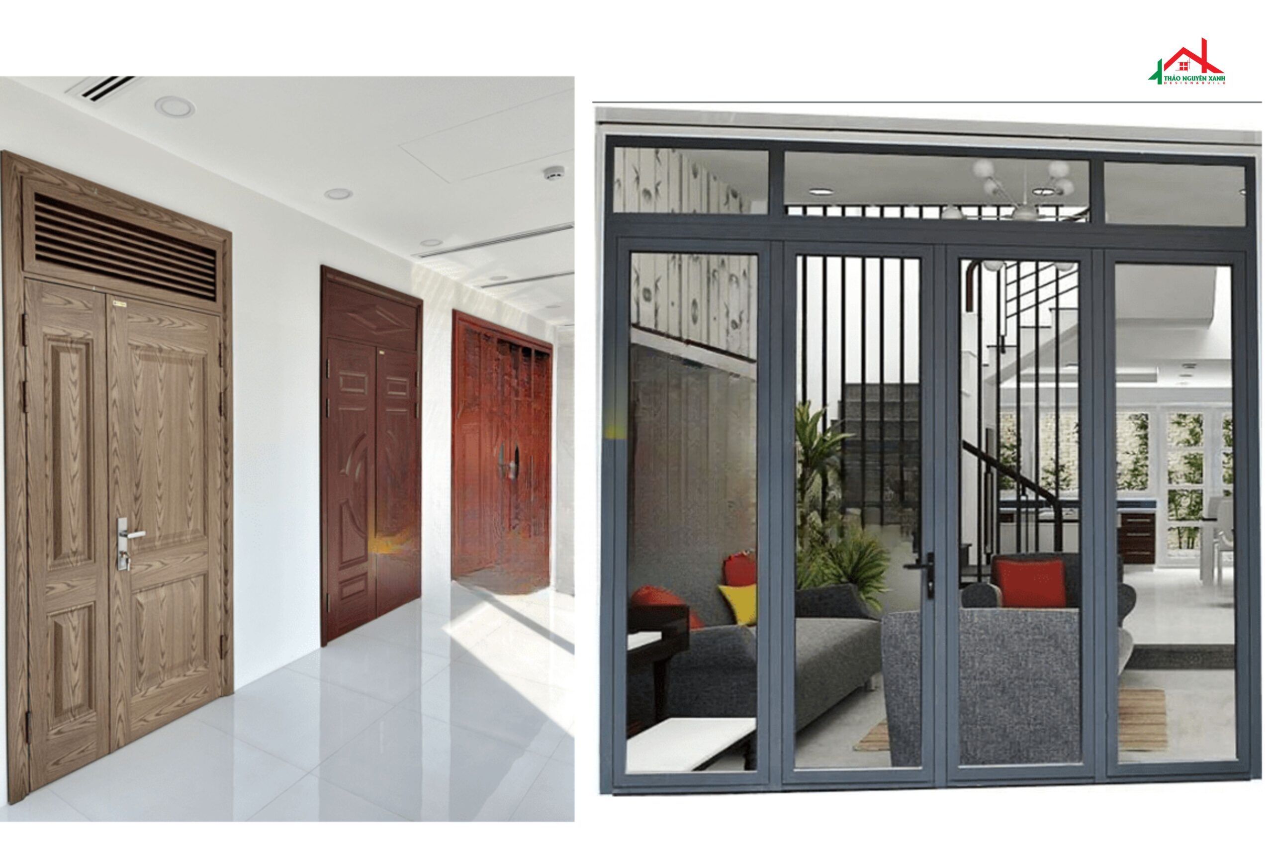 nên dùng cửa nhôm xingfa hay cửa gỗ