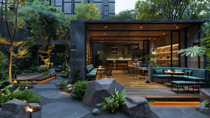 thiết kế quán cà phê đẹp