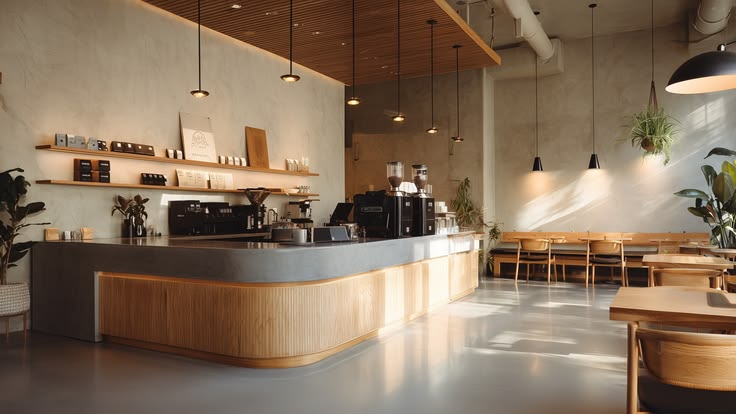 thiết kế quán cà phê đẹp